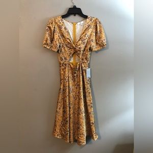 New NSR Silky Fit & Flare Mid Length Dress